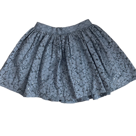 Colors of Benetton Lace Sequin Mini Skirt Size M - Picture 1 of 11